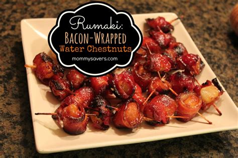 bacon wrapped water chestnuts rumaki